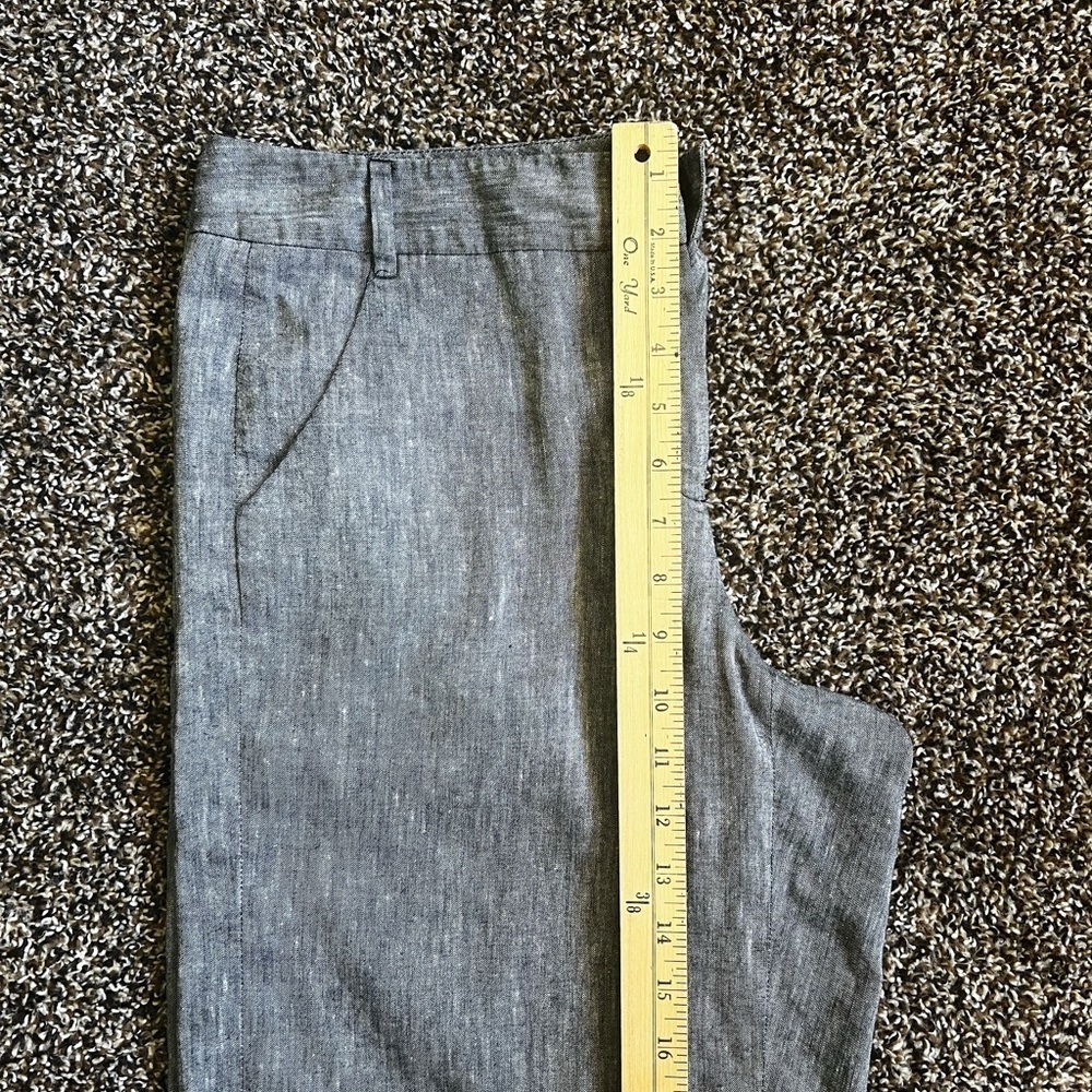 Gray Cropped Women's Pants - Picture 5 of 6